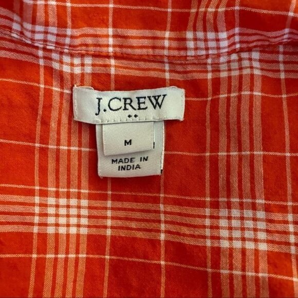 J. Crew Sleeveless Button Down Top with Front Tie Medium - Picture 5 of 7